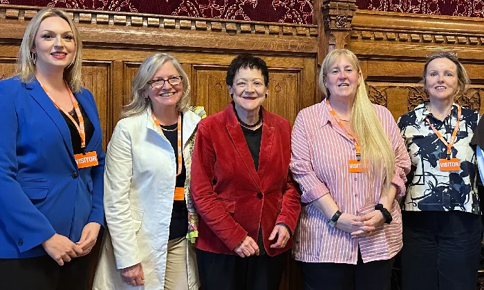 A photo of women in Parliament.